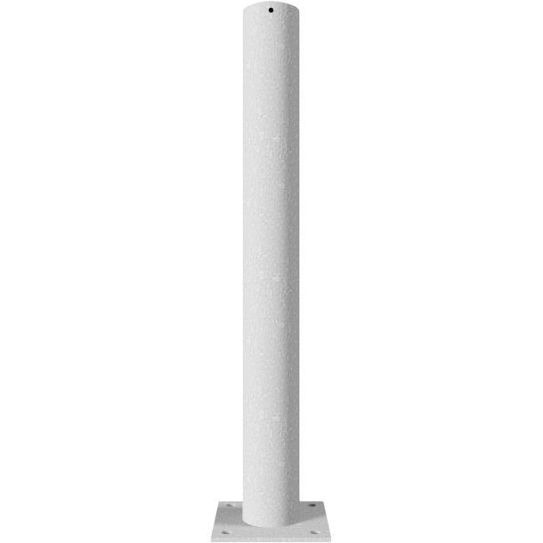 Barrier posts | Steel tube  102 x 2,9 mm | stationary, to be fixed by plugs | hot-dip galvanized | with 1 eyelet